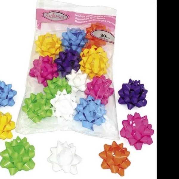 MOÑO REHILETE KRYSTAL SURT. CLAROS JANEL BOL.C20 11